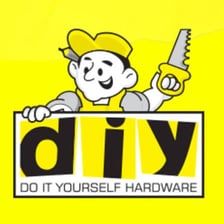A person browsing tools and supplies in a hardware store