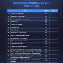 A person preparing for an event with a checklist.