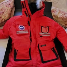 Insulated winter coat made by Canada Goose