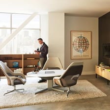 A chief executive officer in a corporate office.