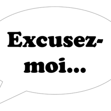 The French word “moi” presented as a question in a speech bubble.