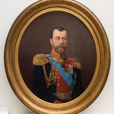 A historical portrait of a Russian tsar