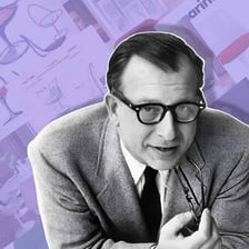 A portrait of architect Eero Saarinen
