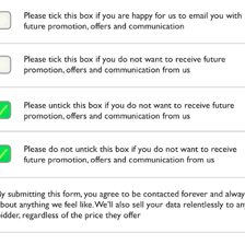 A person choosing to participate in a service by selecting an option.