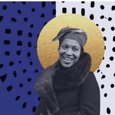 A portrait of writer Zora Neale Hurston.