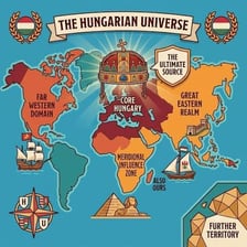 A map-style illustration showing a defined area of influence