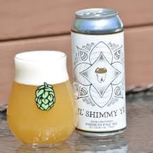 A pint of India pale ale with a foamy head