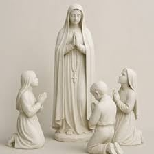 A statue used as an object of religious worship.