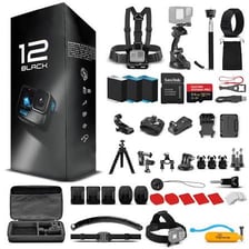 A compact GoPro action camera.