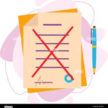 A checklist with an item left out or crossed off.
