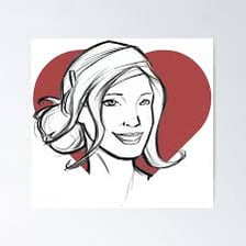 An illustration depicting Nancy Drew with her friend Bess Marvin