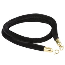 A velvet rope restricting access to an exclusive area