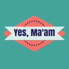 A person responding respectfully to an older woman
