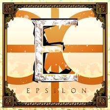 The Greek letter epsilon shown beside an illustration of a biblical letter