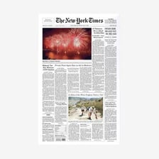A printed newspaper page featuring a written article
