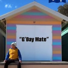 An Australian greeting another person informally