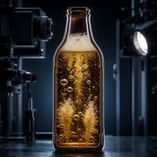 Beer foaming as it is opened in a pressure demonstration
