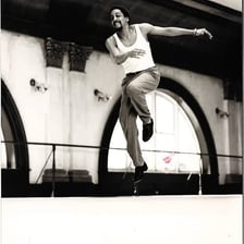 Gregory Hines performing a tap-dance routine