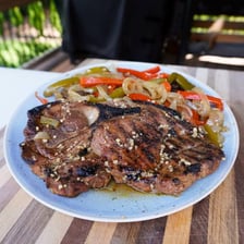 A grilled steak served as a savory meal.