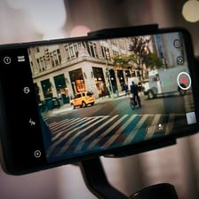 A short video clip displayed on a smartphone.