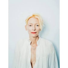 Portrait of actress Tilda Swinton