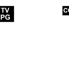 A television screen displaying the TV-PG content rating.