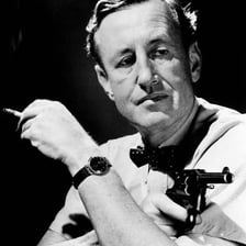 A portrait of author Ian Fleming
