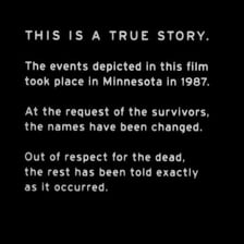 A film presentation associated with a true-story narrative.