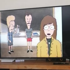 Daria Morgendorffer, the animated character from Beavis and Butt-Head.