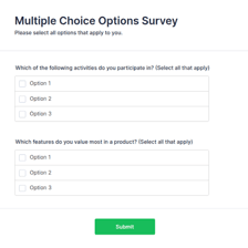 A multiple-choice form with an “Other” option at the end of the list.