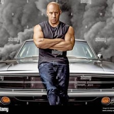 Vin Diesel in a Fast and Furious film