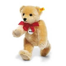 A classic stuffed teddy bear.