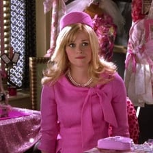 Elle Woods in a pink outfit from the Legally Blonde franchise