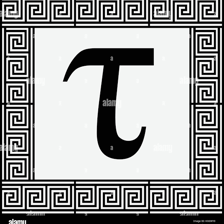 The Greek letter tau displayed in uppercase and lowercase forms.