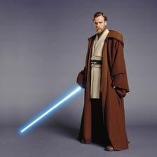 Obi-Wan Kenobi, the Jedi character from Star Wars
