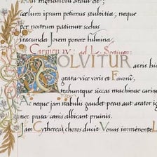 A handwritten poem beginning with the words “Ode to.”