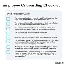 A new employee arriving for a first day at an office.