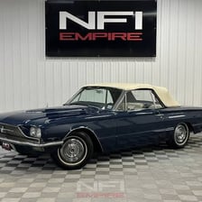 A classic Ford Thunderbird automobile, commonly called a T-Bird