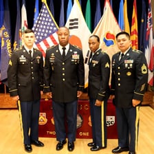 A military noncommissioned officer wearing a uniform.