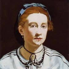 A portrait or artwork associated with French painter Édouard Manet.