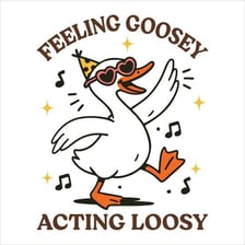 An informal, relaxed scene representing a loosey-goosey attitude
