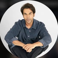 Portrait of Indian actor Rajkummar Rao.