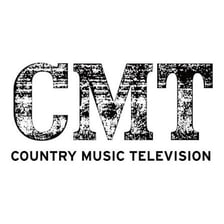 The logo of the CMT television channel