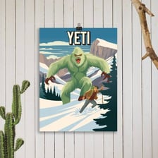 An educational-style illustration of the legendary Himalayan Yeti