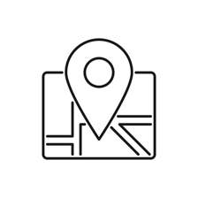 A location marked as a specific spot on a map.