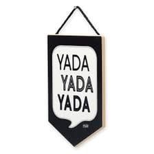 Speech bubble illustrating the repeated phrase “yadda yadda”