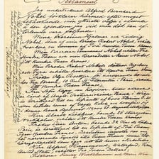A legal will and inheritance documents representing an heir’s bequest.