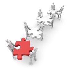 A person presenting an appealing offer to another person