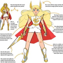 She-Ra, the sword-wielding heroine from Princess of Power.