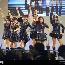 AKB48 performing onstage